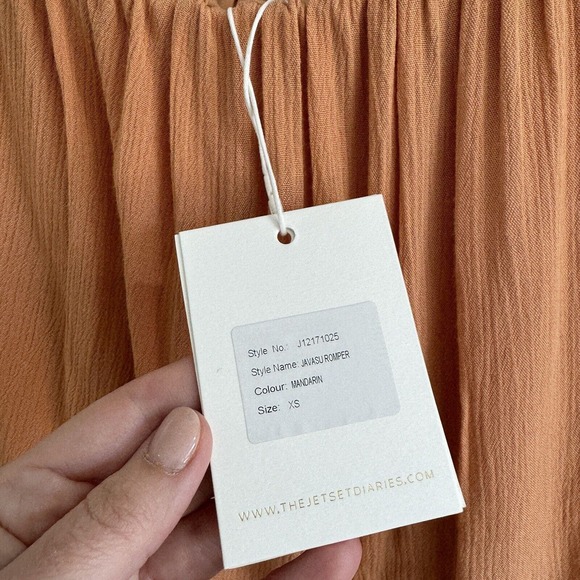 The Jetset diaries javasu Shorts romper New Xs Boho Tasseled Festival - Picture 5 of 5